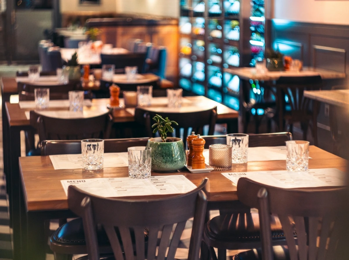 Vintage moody restaurant